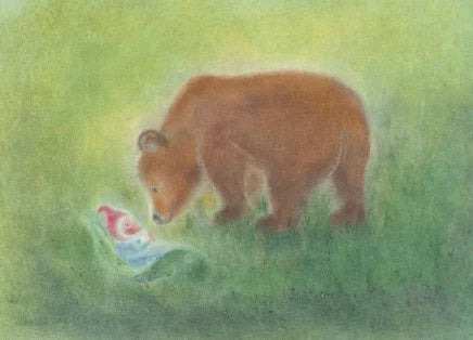 Bear love postcard.DragonflyToys