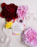 Rose Petals Blooming Tea Affirmation Greeting Card