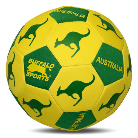 Buffalo Sports Neoprene Beach Soccer Balls - Aussie Green