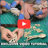 Celtic Spoon Carving Kit – Complete Starter Whittling Kit for Beginners Adults Teens and Kids