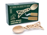 Celtic Spoon Carving Kit – Complete Starter Whittling Kit for Beginners Adults Teens and Kids