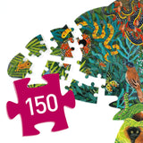 Chameleon Shaped 150pc Art Puzzle