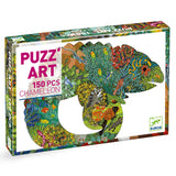 Chameleon Shaped 150pc Art Puzzle