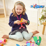 Clixo Rainbow Pack - Set of 42 Pieces, Dragonfly Toys 