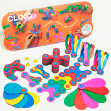 Clixo Super Rainbow Pack - Set of 60 Pieces, Dragonfly Toys