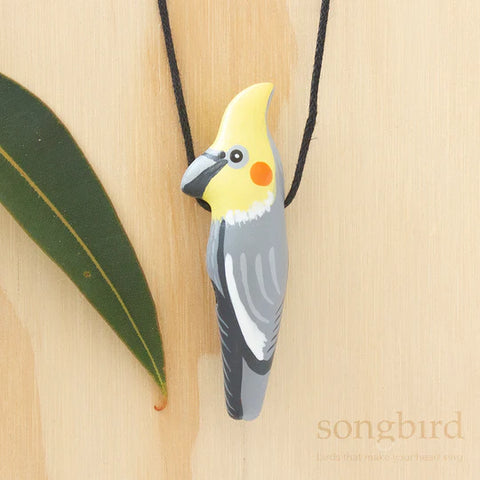 Cockatiel Whistle Necklace
