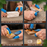 Comfort Bird Carving Kit - Complete Starter Whittling Kit for Beginners Adults Teens and Kids