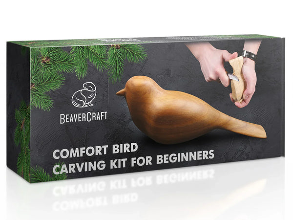 Comfort Bird Carving Kit - Complete Starter Whittling Kit for Beginner ...
