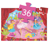 DJ7227 Ballerina Puzzle 36 Piece Silhouette Puzzle, Dragonfly Toys