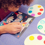 Fanciful Animals Cards to Paint Kit by Djeco