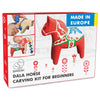 Dala Horse Carving Kit – Complete Starter Whittling Kit for Beginners