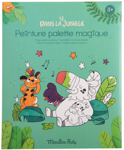 Dans la Jungle magic palette painting
