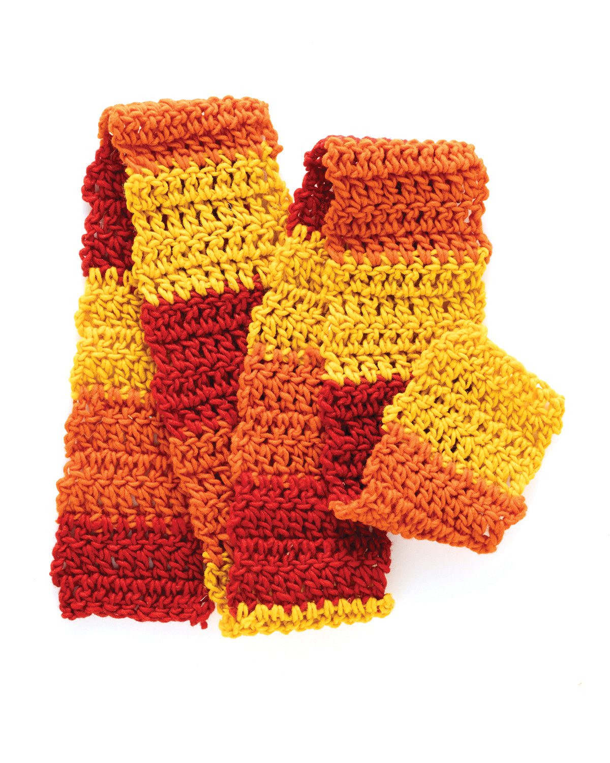 Discover Crochet Scarf Kit Sunset Colours Dragonfly Toys