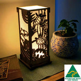 Dolphins and Turtles: Australian Hardwood Lamp