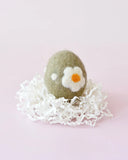 Felt Eggs with Floral and Dots