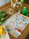 Scribble Mat Reusable Colouring Portable Mat - On the Farm