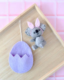 Easter Koala Bush Baby in Egg Pouch Dragonfly Toys