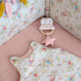 Ecole De Danse Pink Mouse Wooden Ring Rattle by Moulin Roty