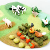 Farm Felt Play Mat Playscape, Dragonfly Toys 