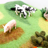 Farm Felt Play Mat Playscape, Dragonfly Toys 
