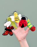 Insect and Bugs Finger Puppet Set