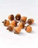 Felt Acorns - Brown