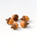 Felt Acorns - Brown