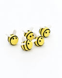Felt Bees Loose Parts - 5 Bees, Dragonfly Toys 