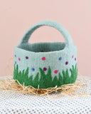 FeltBlueBasketwithColourfulDots_DragonflyToys7