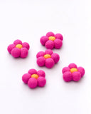 Felt Daisy Flowers - Magenta, Dragonfly Toys 