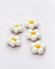 Felt Daisy Flowers - White, Dragonfly Toys 