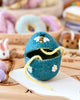 Felt Egg Cover - Blue with Bee Motif, Dragonfly Toys1 