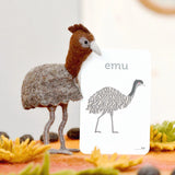 Felt Emu Toy (Australian Animal), Dragonfly Toys 