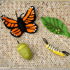 Felt Life Cycle Monarch Butterfly