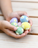 Felt Pastel Eggs with Flowers (Set of 6), Dragonfly Toys 