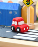 Felt Red Car Vehicle, Dragonfly Toys 