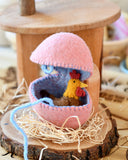 Felt Surprise Egg with Hen Inside, Dragonfly Toys 