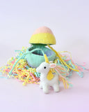 Felt Surprise Egg with Rainbow Unicorn Inside, Dragonfly Toys 