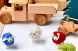 Felt White Sheep Toy