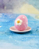 Felt Eggs with Floral and Dots