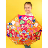 Floss & Rock Large Colour Changing Umbrella - Hearts