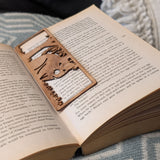 Friendly Wombat: Australian Wooden Bookmark