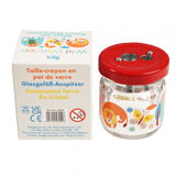 Glass jar pencil sharpener - Wild Wonders, Dragonfly Toys 