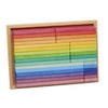 Small Building Kit Rainbow Slats by Gluckskafer