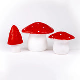 Heico Lamp – Large Mushroom Night Lamp - Red