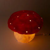 Heico Lamp – Large Mushroom Night Lamp - Red