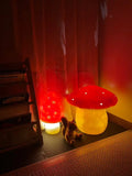 Heico Lamp – Large Mushroom Night Lamp - Red