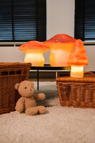 Heico Lamp – Small Mushroom Night Lamp - Red Brick Dragonfly Toys 