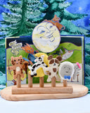 Hey Diddle Diddle Finger Puppet Set, Dragonfly Toys 