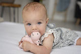 Hippo Rubber Teether Rattle & Bath Toy
